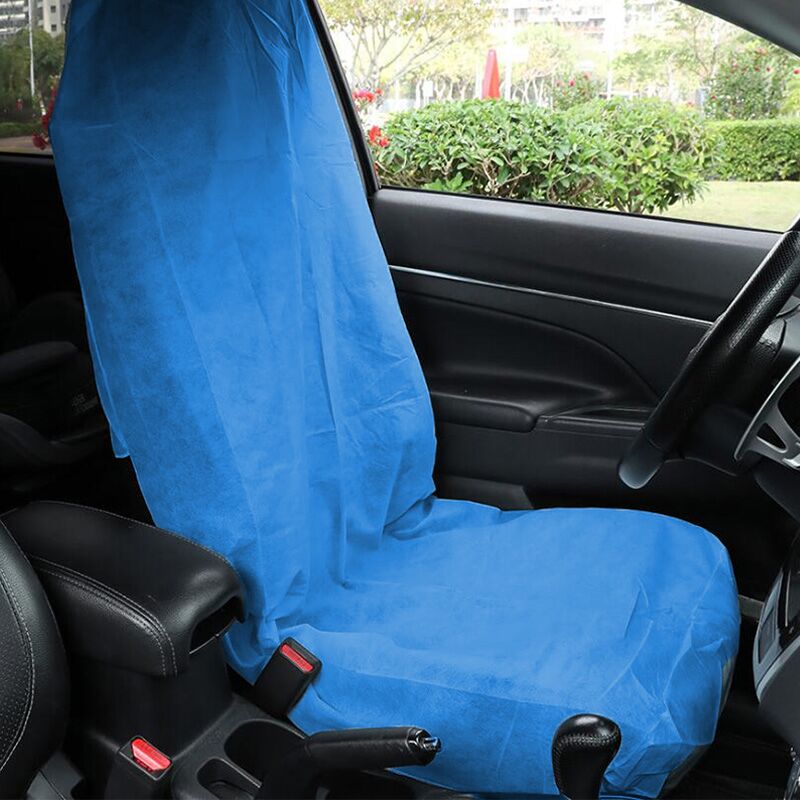 Seat Cleaner Fabric - ユニバーサル使い捨てカーシートカバー,2ピース,不織布,車両保護,防塵,防水,クリーニング,美容,修理,新品