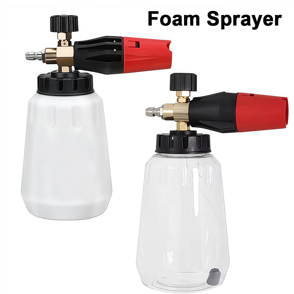 Pressure Washer Foam Gun - 高圧PAフォームキャノン調整可能フォームスプレーヤースノーフォームガン洗車アクセサリークリーニングキット（高圧洗浄機用）