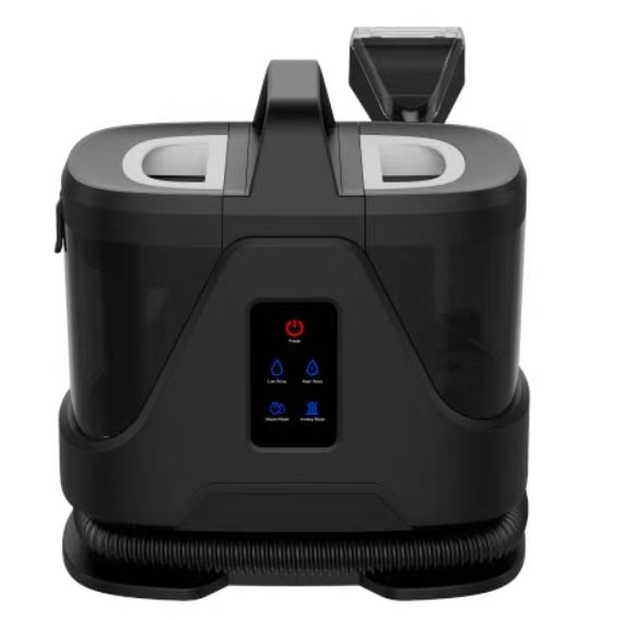 Seat Cleaner Fabric - 2025年式 ウェット＆ドライ両用 ポータブルスチームカーペット/布張りクリーナー ソファ、布地、カーシートの汚れ、こぼれ汚れの洗浄に