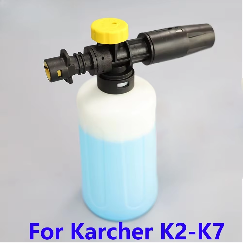 Foam Cannon Car Wash - ケルヒャーK2 K3 K4 K5 K6 K7用フォームキャノン、調整可能なスノーキャノンフォームランスキット、高圧洗浄機ノズル、洗車ガン