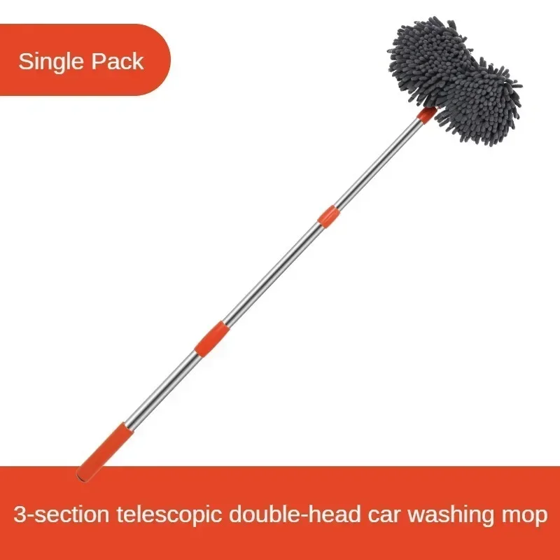 洗車機モップ泡洗浄ブラシダブルブラシヘッド屋根窓クリーニング - Car Cleaning Brush のレビューと価格