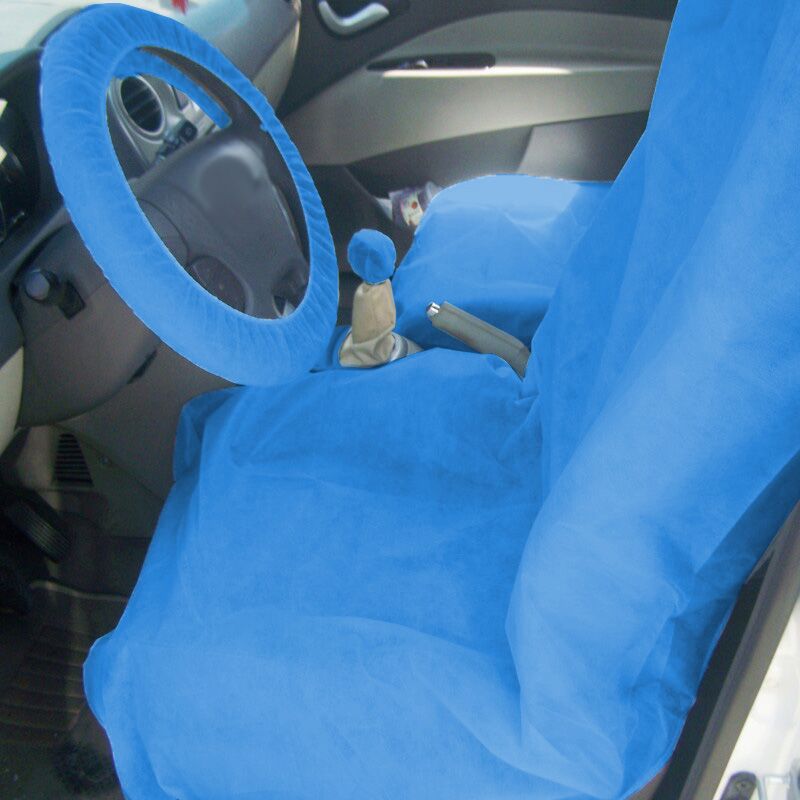 ユニバーサル使い捨てカーシートカバー,2ピース,不織布,車両 - Seat Cleaner Fabric のレビューと価格