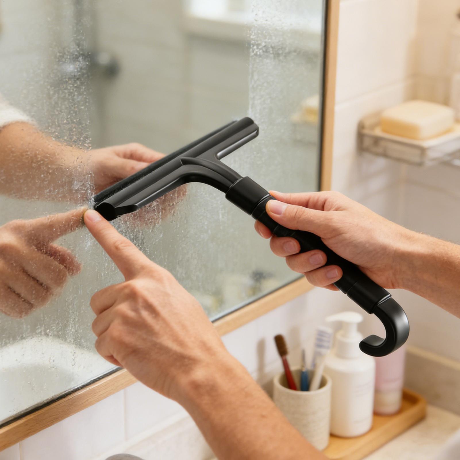 シャワー用スクイジー、浴室ガラスドアクリーナー、窓用スクイジ - Glass Cleaner Streak のレビューと価格