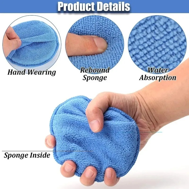 10 個カーディテイリングアプリケーターパッドカーケアワック - Wax Applicator Pad のレビューと価格