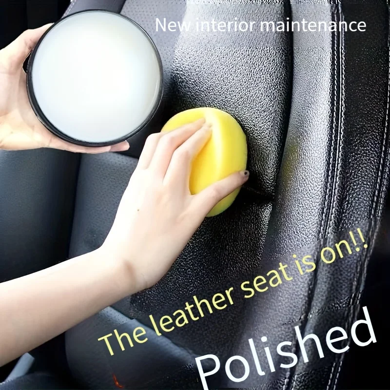 160g 車内ケアワックス シートレザーケア クリーニングペ - Leather Cleaner Interior のレビューと価格