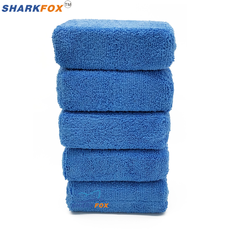 Sharkfox 5 ピース/ロット長方形マイクロファイバー - Wax Applicator Pad のレビューと価格