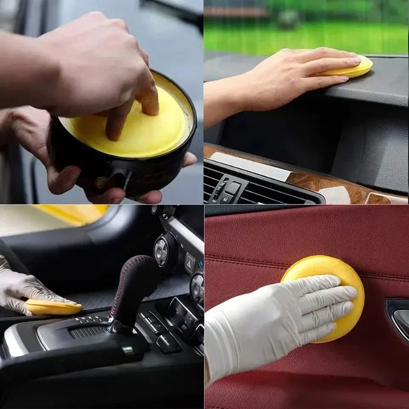6個入り 車用フォームワックスアプリケーターパッド - 手塗 - Wax Applicator Pad のレビューと価格