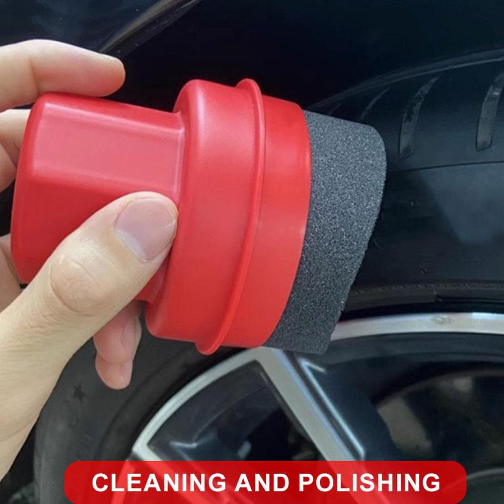 再利用可能なタイヤワックス塗布スポンジ（蓋付き）カーブ型車体 - Wax Applicator Pad のレビューと価格