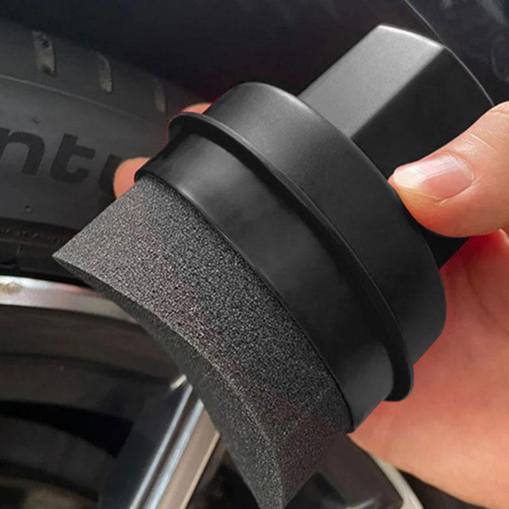 再利用可能なタイヤワックス塗布スポンジ（蓋付き）カーブ型車体 - Wax Applicator Pad のレビューと価格