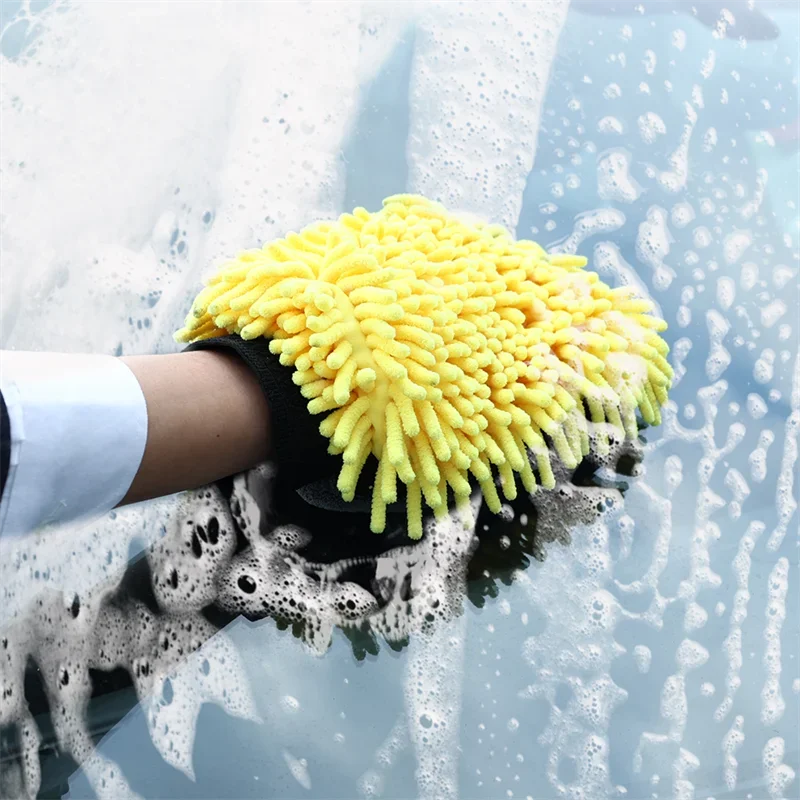 1/5 個洗車手袋防水マイクロファイバーシェニール手袋車のク - Detailing Brush Set のレビューと価格