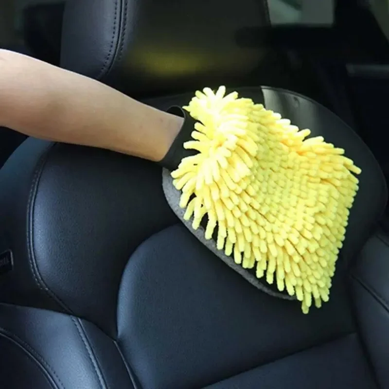 1/5 個洗車手袋防水マイクロファイバーシェニール手袋車のク - Detailing Brush Set のレビューと価格