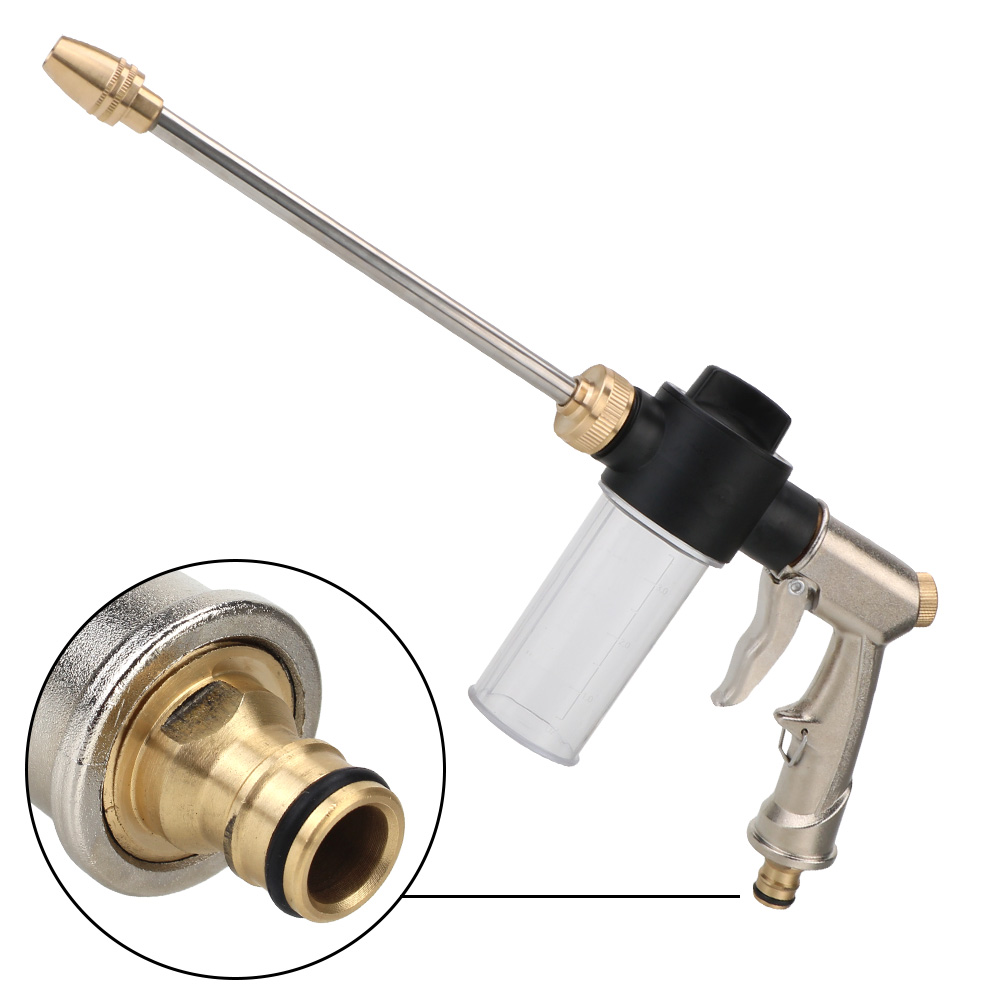 ロング泡ワッシャー車高圧水鉄砲ノズル洗浄散水ツールガーデンユ - Pressure Washer Foam Gun のレビューと価格