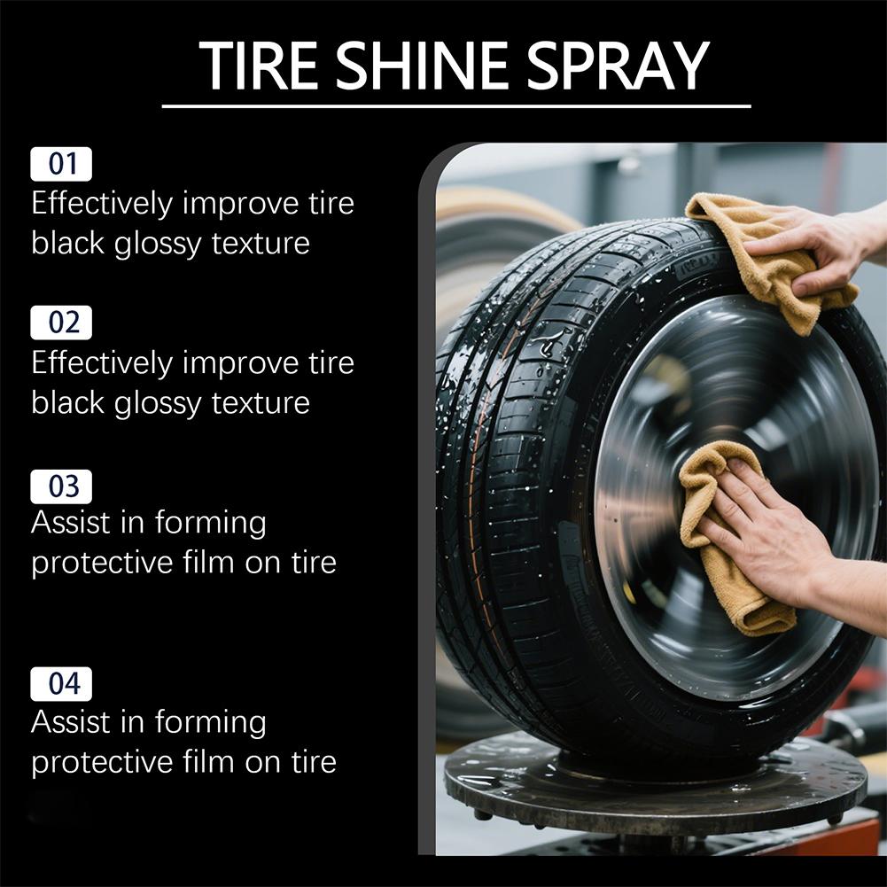 タイヤグロス タイヤコーティングスプレー 疎水性シーラントワ - Tire Shine Spray Sealant のレビューと価格