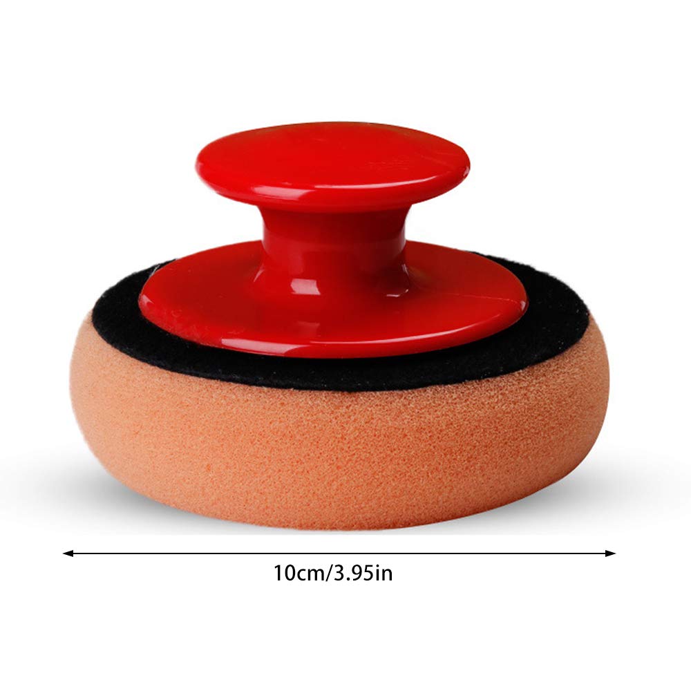 6個入りカーワックスアプリケーターパッドキット、ソフトスポン - Wax Applicator Pad のレビューと価格