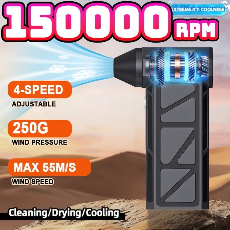 車の清掃用ブロワー 圧縮空気ダスター-130000RPM ス - Dryer Car Blower のレビューと価格