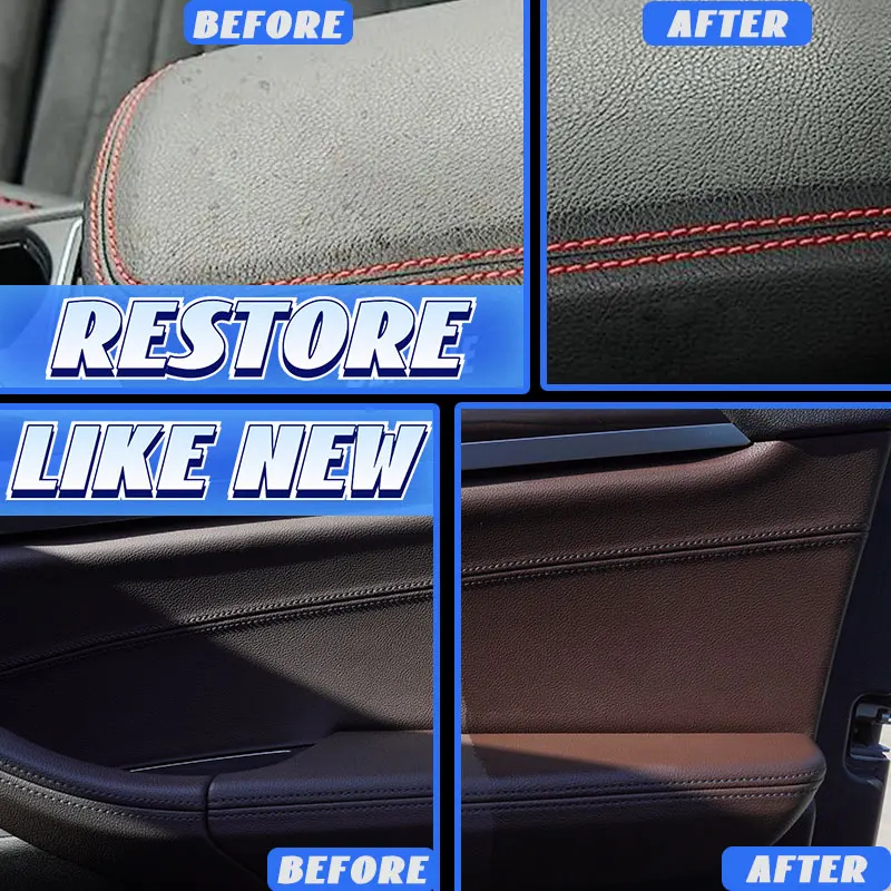 車のプラスチック&レザー修復剤 インテリアクリーナースプレー - Leather Cleaner Interior のレビューと価格