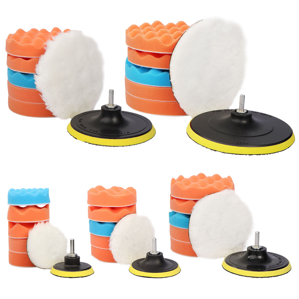自動車研磨パッドキット、車のポリッシャードリルアダプター、m - Polish Pad Set Buffer のレビューと価格