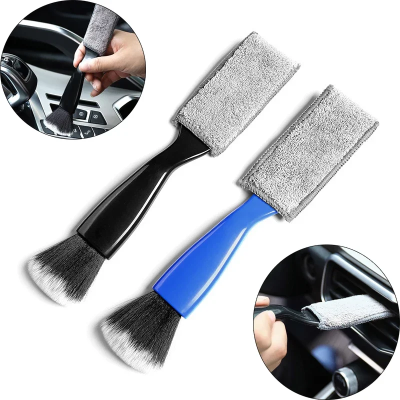 両面プラスチックカーブラシ、エアコンコンセント、ダートクリー - Car Cleaning Brush のレビューと価格