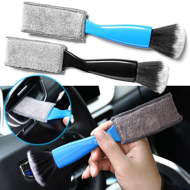 両面プラスチックカーブラシ、エアコンコンセント、ダートクリー - Car Cleaning Brush のレビューと価格