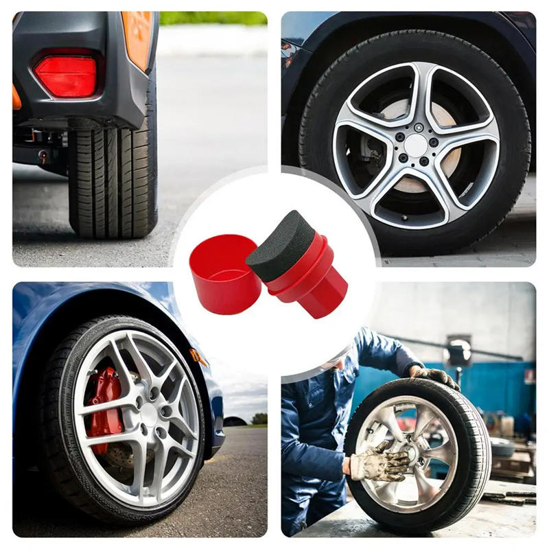 車のタイヤワックスがけスポンジ 車のワックス塗布パッド 蓋付 - Wax Applicator Pad のレビューと価格
