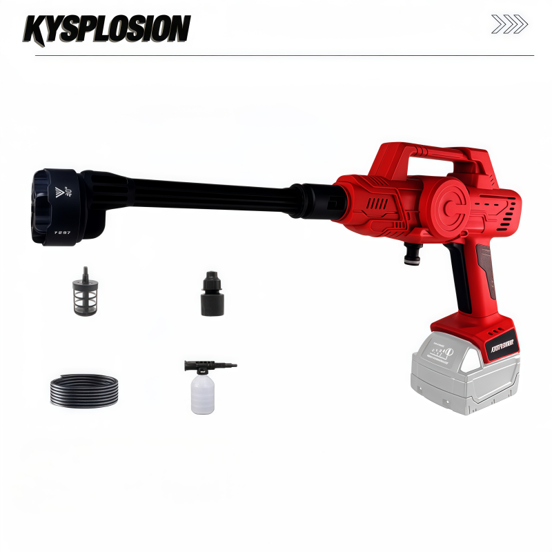 ポータブルワイヤレス高圧洗浄機、ハンドヘルドパワーウォッシャ - Foam Cannon Car Wash のレビューと価格