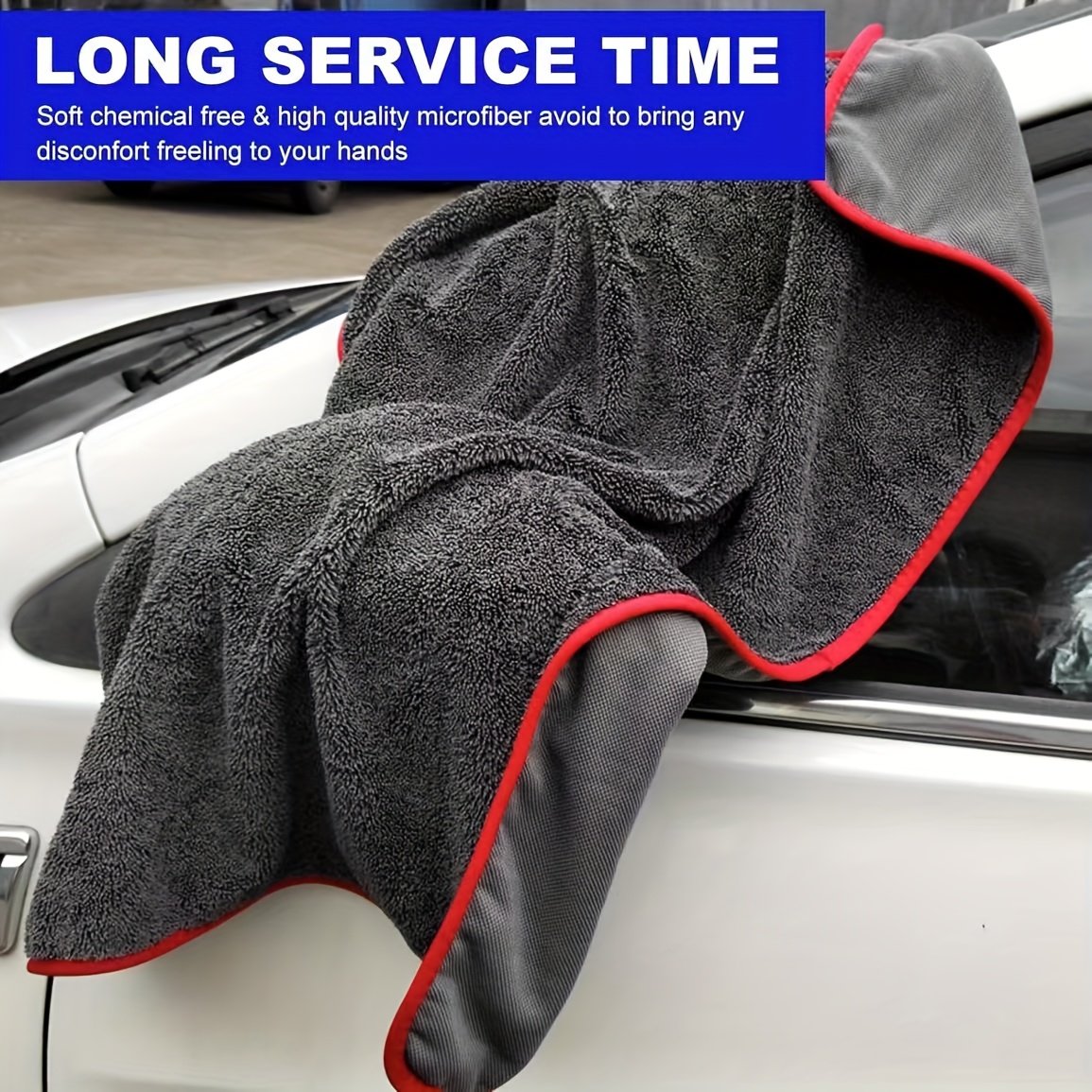 超吸収性カータオルXXL特大マイクロファイバー乾燥タオル - - Microfiber Towel Detailing のレビューと価格