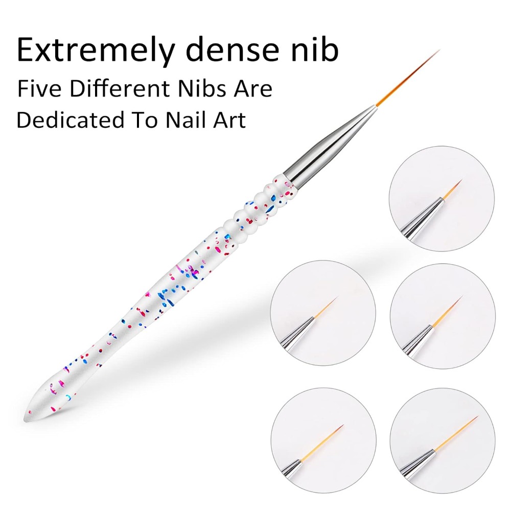 5本セット プロ仕様 ネイルアートライナーブラシセット ジェ - Detailing Brush Set のレビューと価格