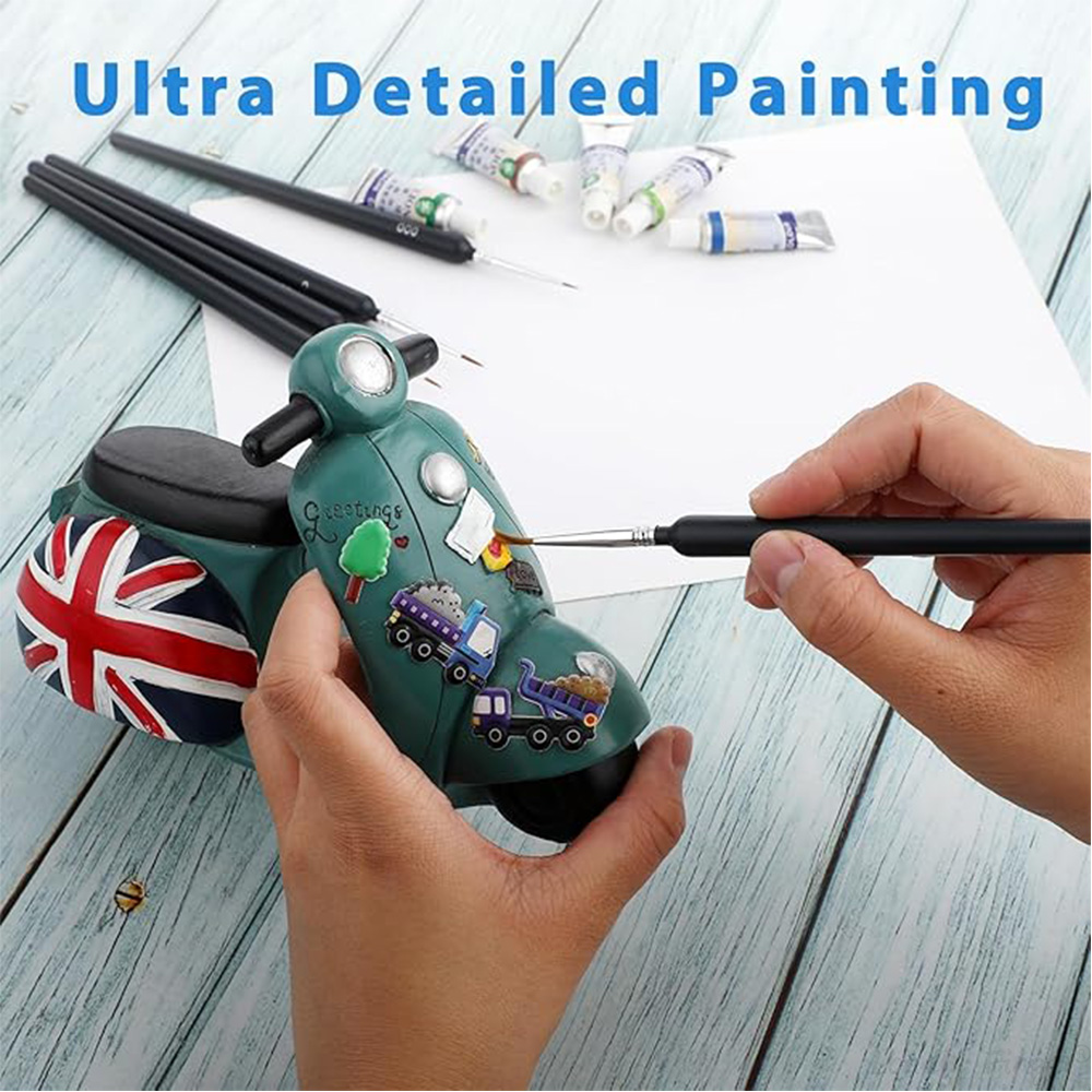 5/11本ペイントブラシセット、アーティスト用ファインディテ - Detailing Brush Set のレビューと価格