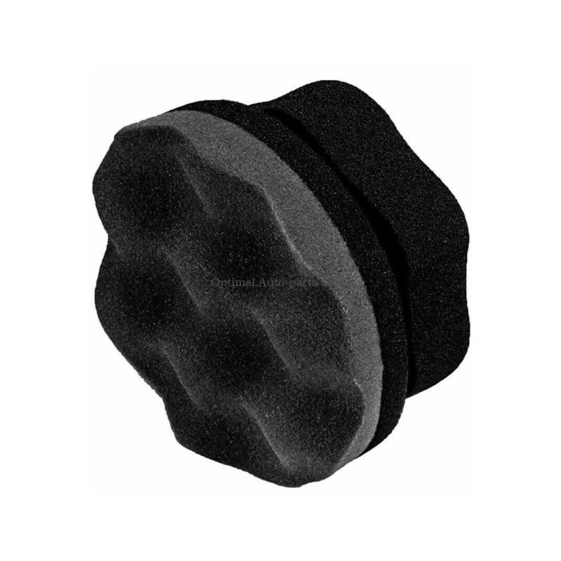 ウールブレンドのカーワックスアプリケータースポンジ4個パック - Wax Applicator Pad のレビューと価格