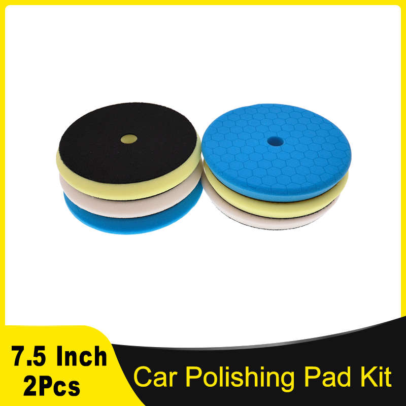 7.5インチ車磨きパッドキット、粗目から細目までのフォームバ - Polish Pad Set Buffer のレビューと価格