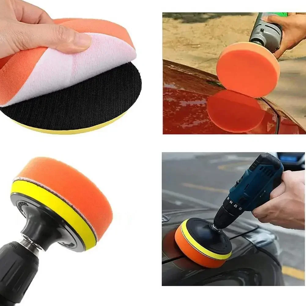 6 個のフォームパッドバッファキット研磨機ワックスパッド 3 - Polish Pad Set Buffer のレビューと価格
