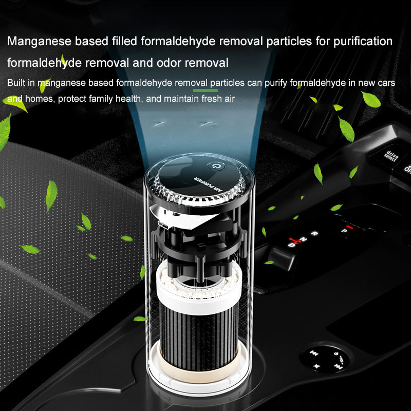 USB 空気清浄機 HEPA フィルター マイナスイオン発生 - Odor Eliminator Car のレビューと価格